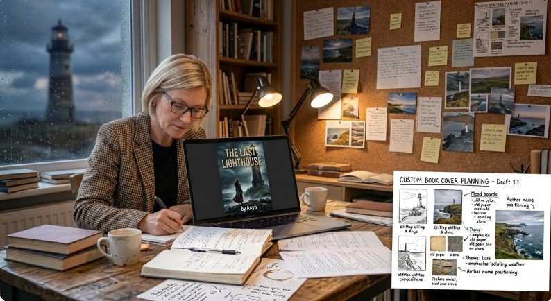 Professional book cover design that attracts readers and boosts sales in 2026.