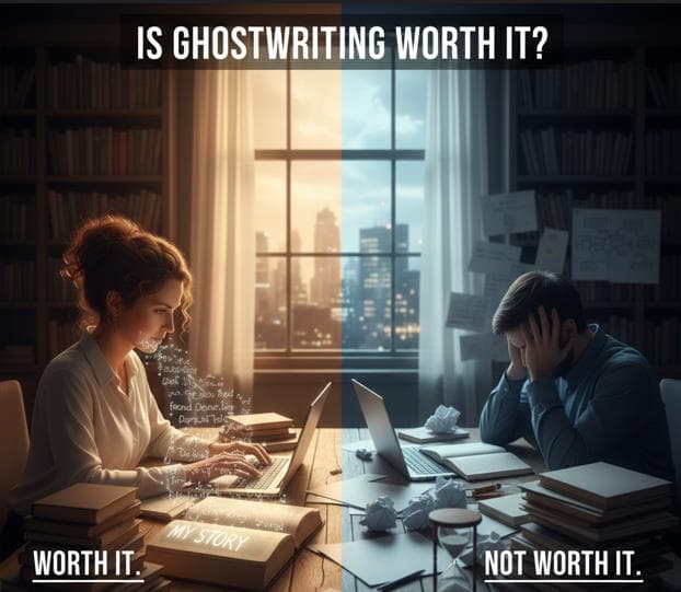  Ghostwriting services make all the difference: from stress nights to streamlined writing