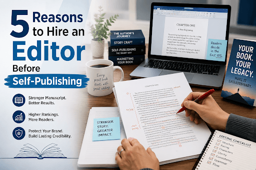 5 reasons to hire an editor before self-publishing a book