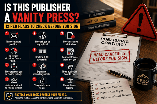 Vanity press warning: 12 red flags to check before you sign a publishing contract