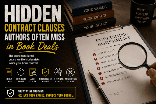 Hidden contract clauses authors miss in book deals with Berg Publishers