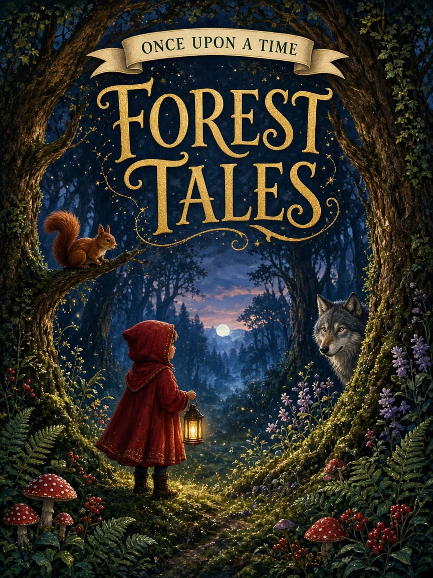 Cover of Forest Tales by Claire Laurent — Once upon a time picture book