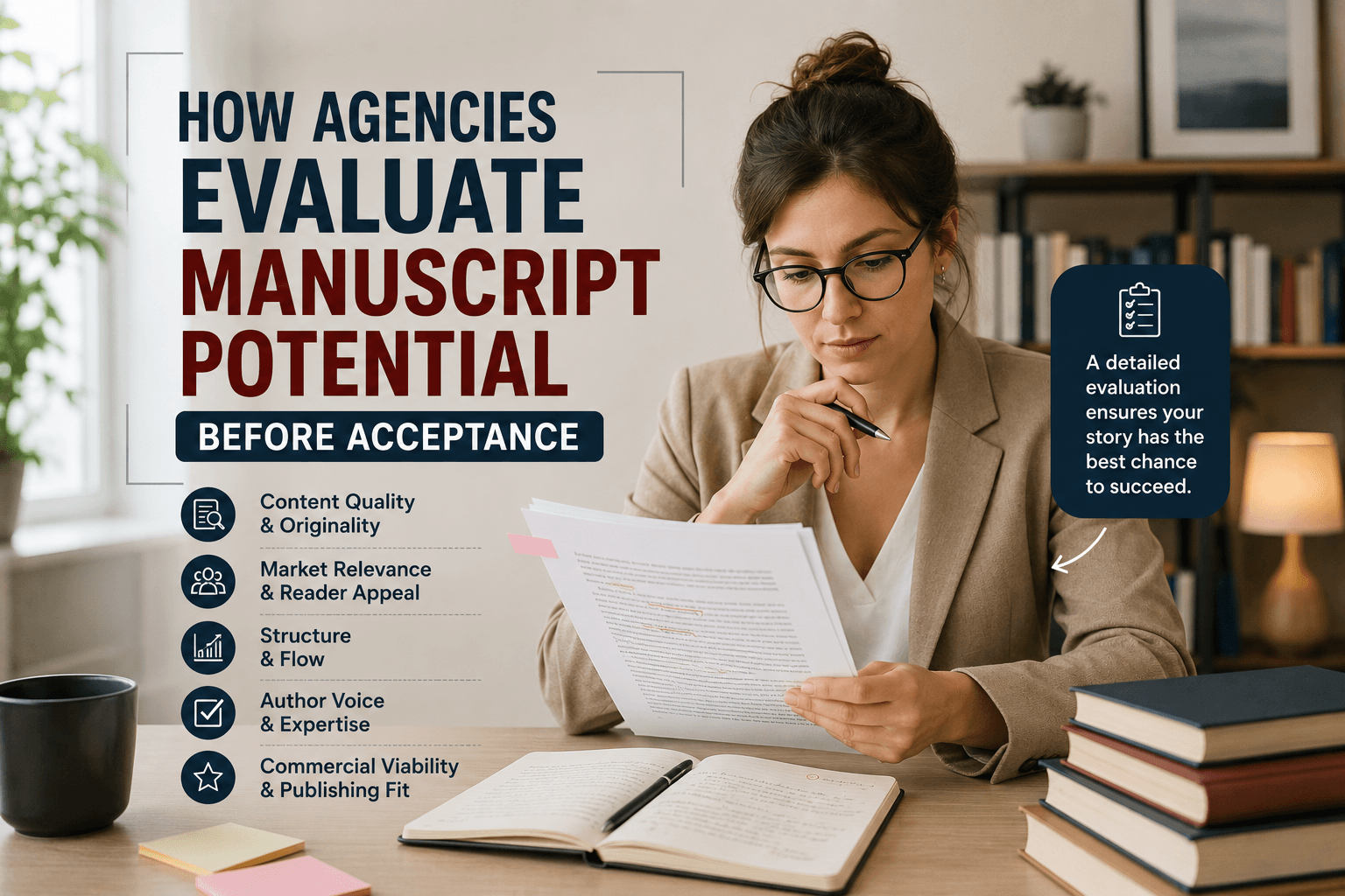 How a Book Publishing Agency Evaluates Manuscript Potential (2026 Guide)