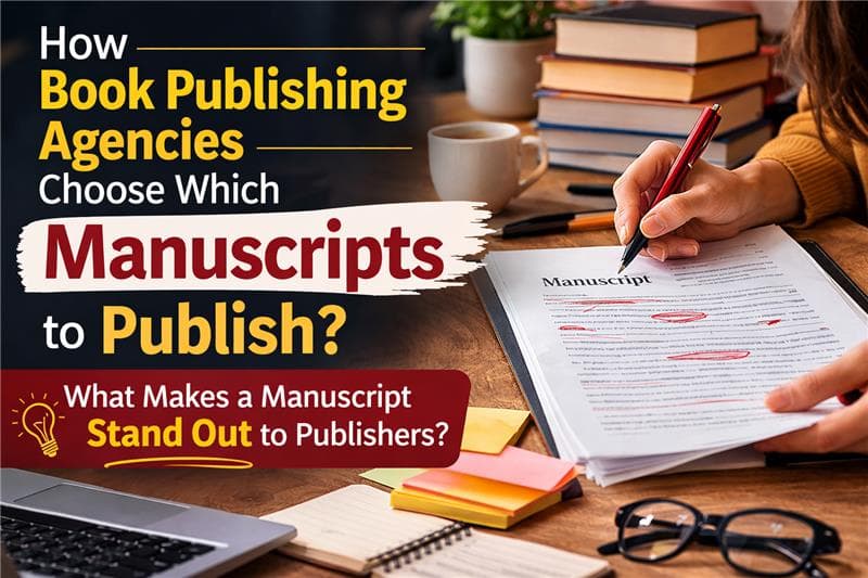 Editors reviewing and evaluating manuscripts during the publishing selection process.