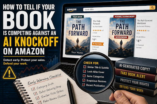 How to tell if your book is competing against an AI knockoff on Amazon